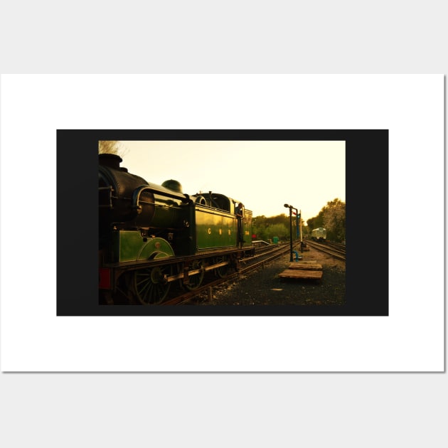 A view of North Weald railway station Wall Art by golan22may